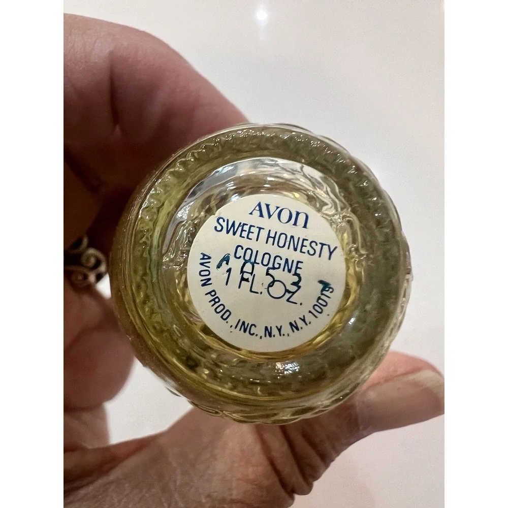 VTG 1960's AVON‎ Baby Owl Sweet Honesty Cologne 1oz with Original Box